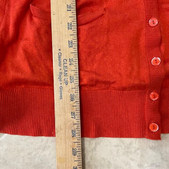 NORDSTROM Collection Silk/ Cashmere Button Front Cardigan Sweater women’s size S - Picture 5 of 12